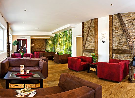 Wohlfühl-Lounge im Hotel Snowwhite